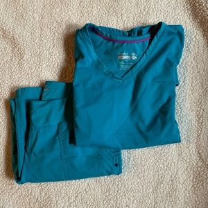 Purple Label Yoga scrubs